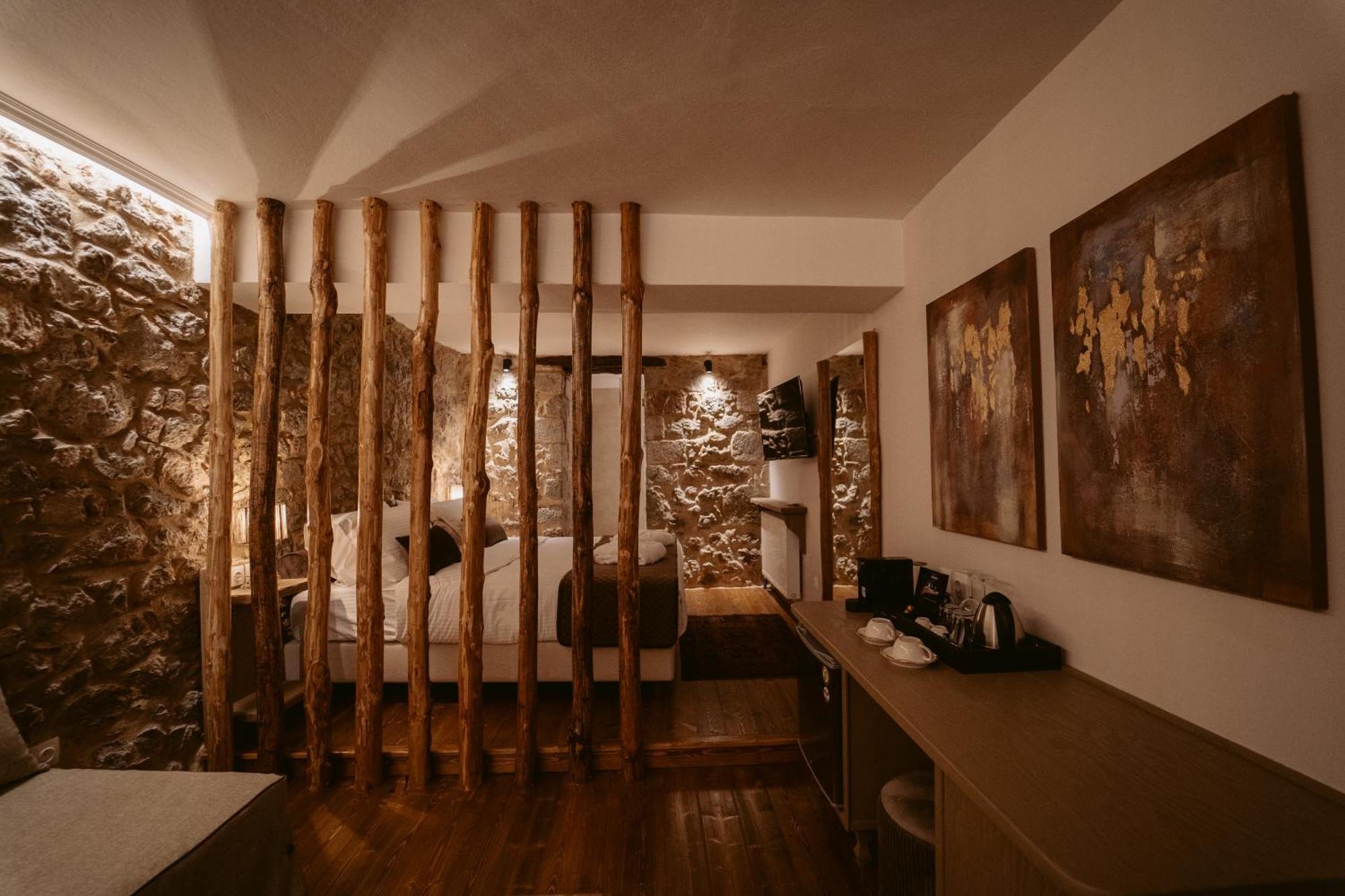 Afanos Guesthouse Arachova Rum bild