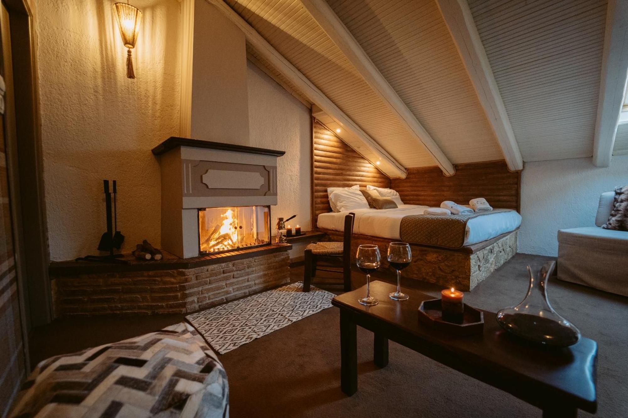 Afanos Guesthouse Arachova Rum bild