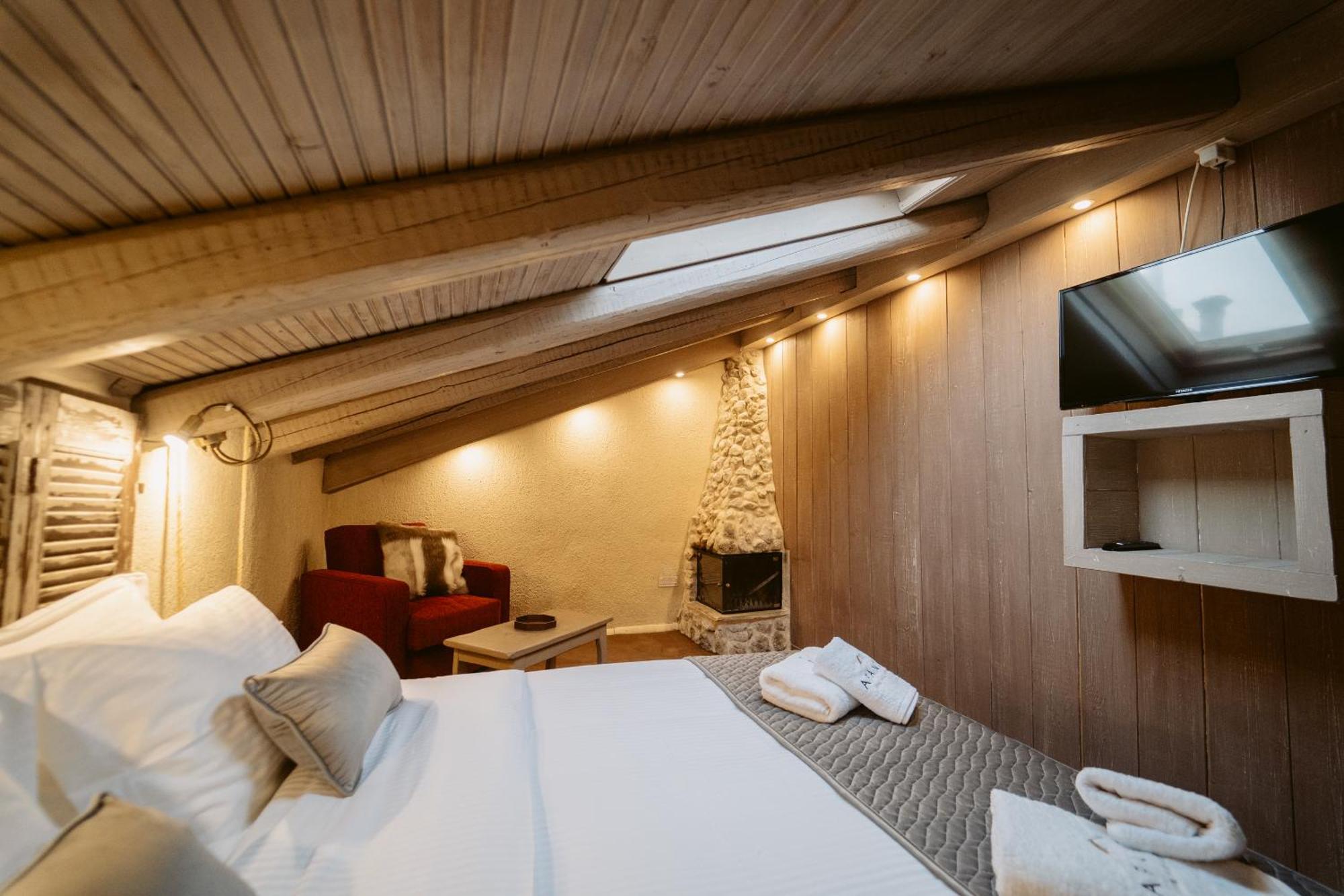 Afanos Guesthouse Arachova Rum bild